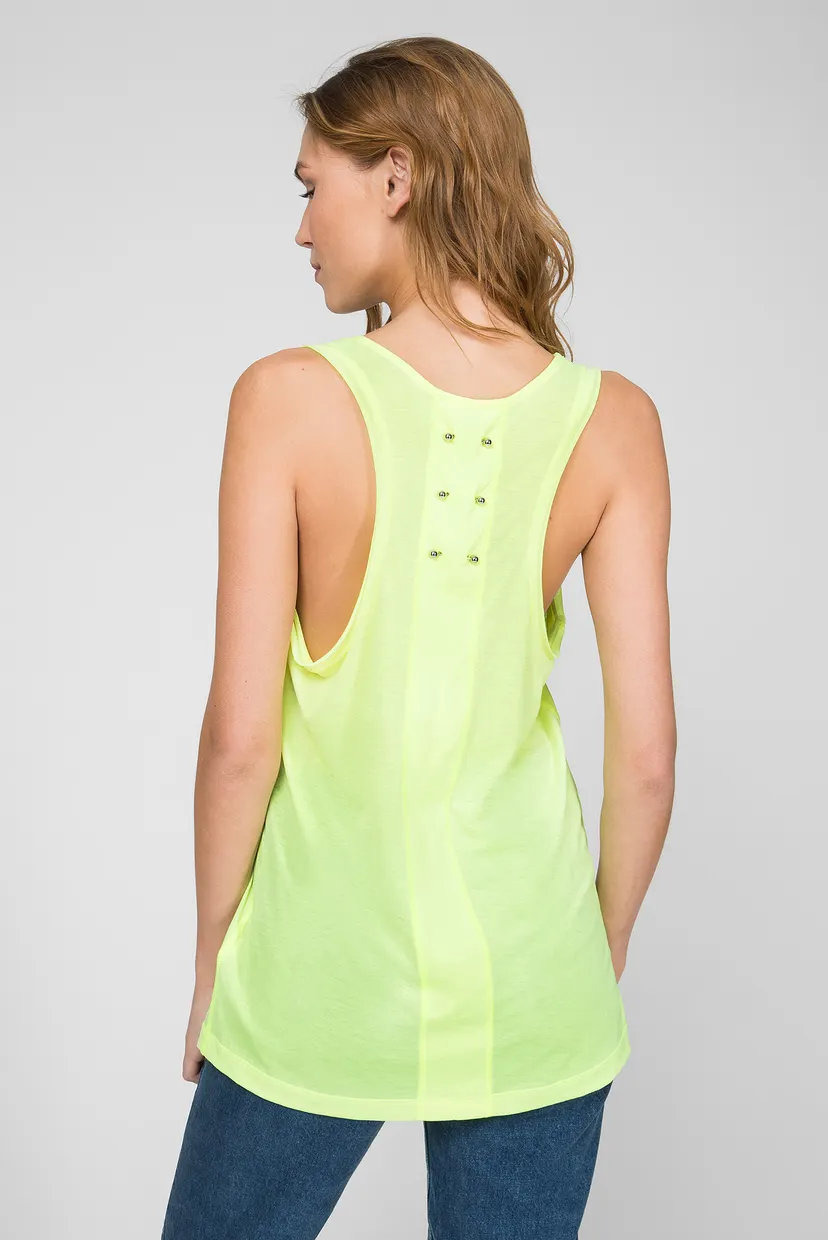 Женский желтый топ T-KELLY SINGLET 9