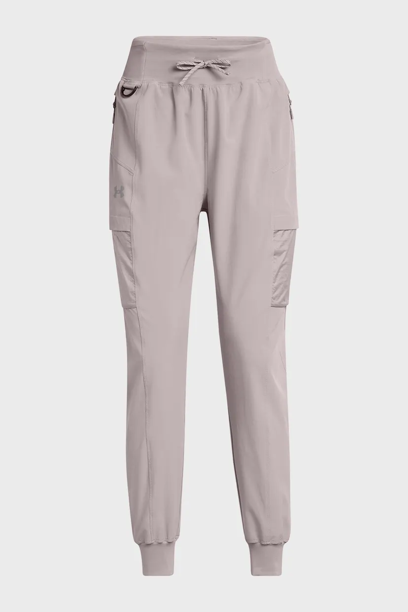 Женские серые спортивные брюки UA Trail Run Pants 5