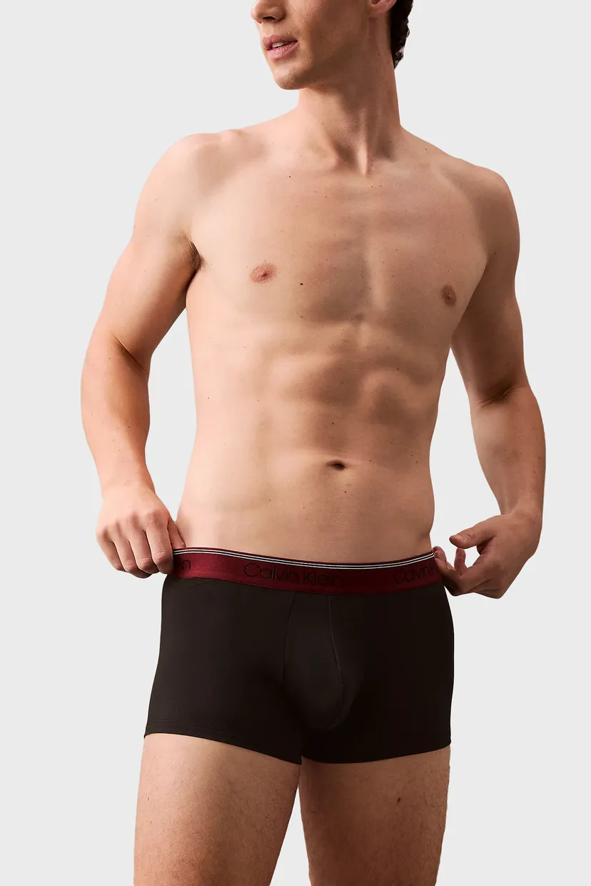 Мужские черные боксеры (з шт) LOW RISE TRUNK 3PK 5