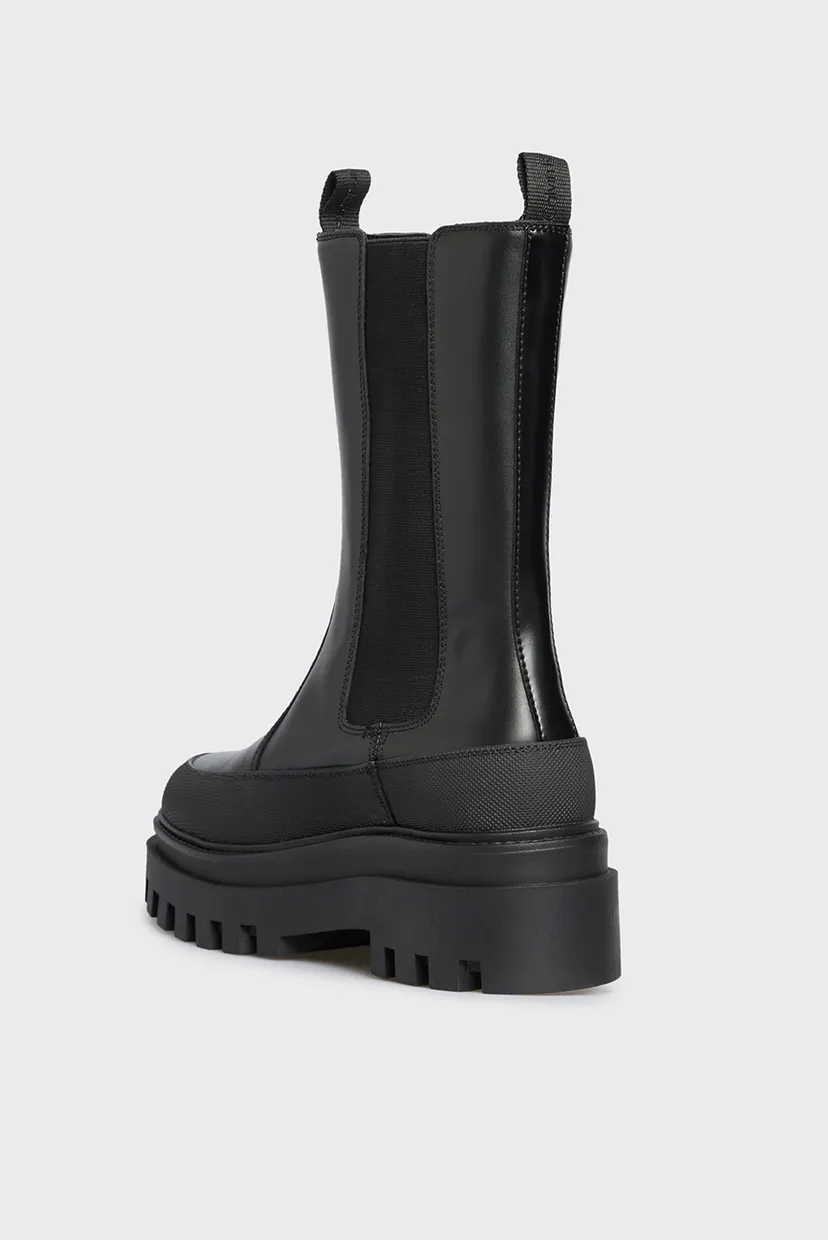 Әйелдерге арналған  қара челси FLATFORM CHELSEA BOOT LTH WN 10