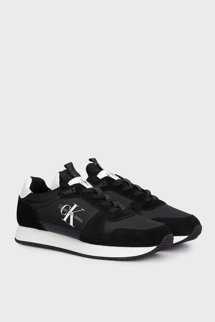 Мужские черные кроссовки RUNNER SOCK LACEUP NY-LTH 3