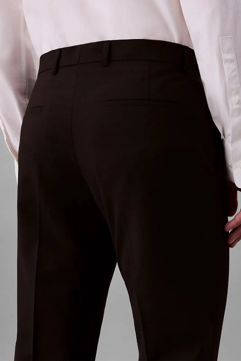 Брюки ITALIAN WOOL BLEND SLIM TROUSER 5