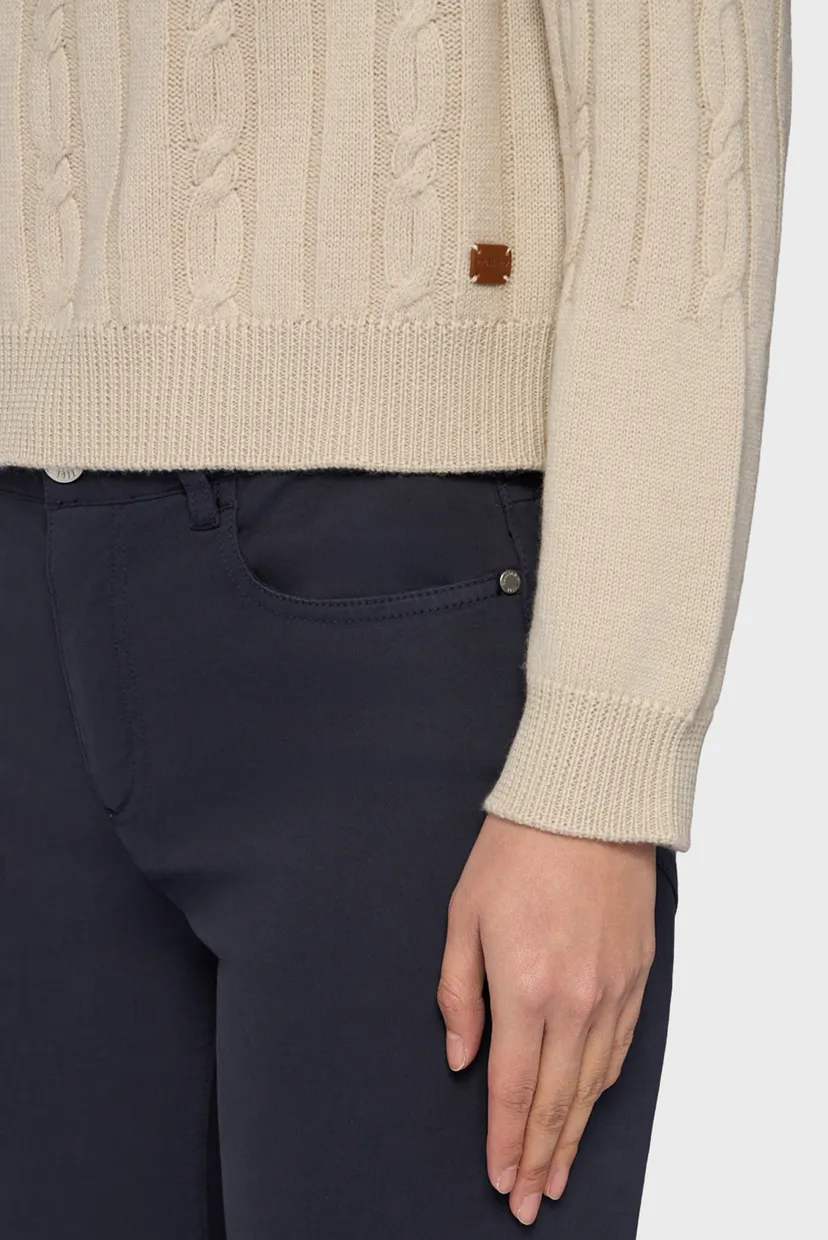 Свитер WK623K13 SLIM FIT CABLES SWATER - WOOL 3