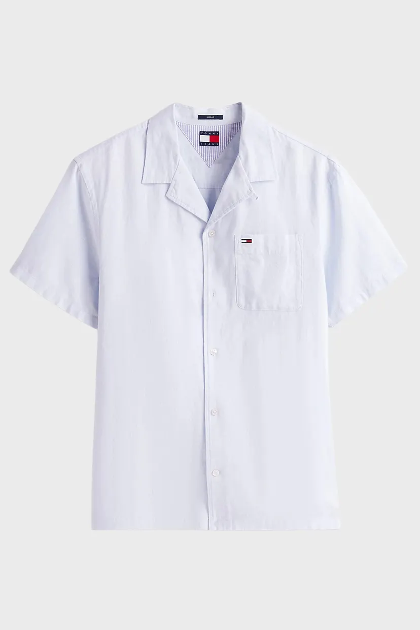 Рубашка с коротким рукавом/TJM LINEN BLEND CAMP 5