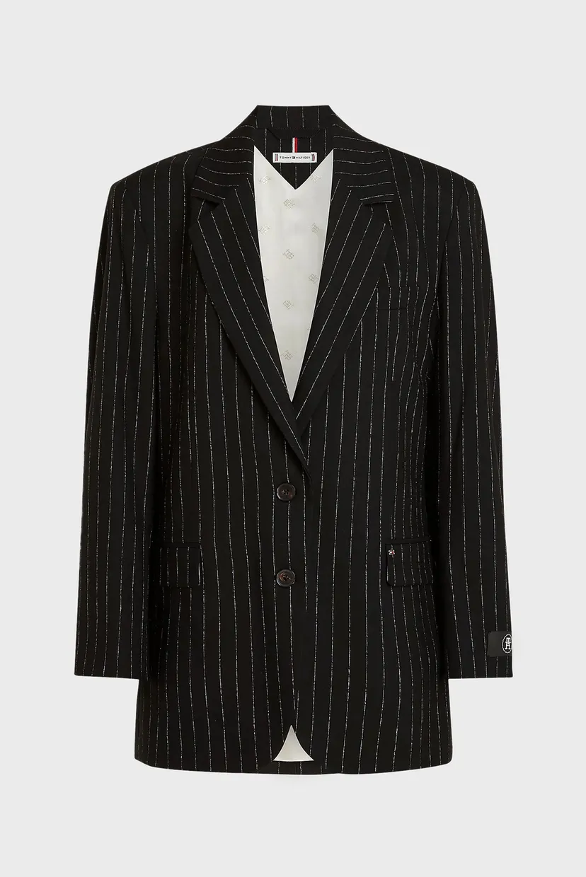 Пиджак OVERSIZED PREP PINSTRIPE BLAZER 6