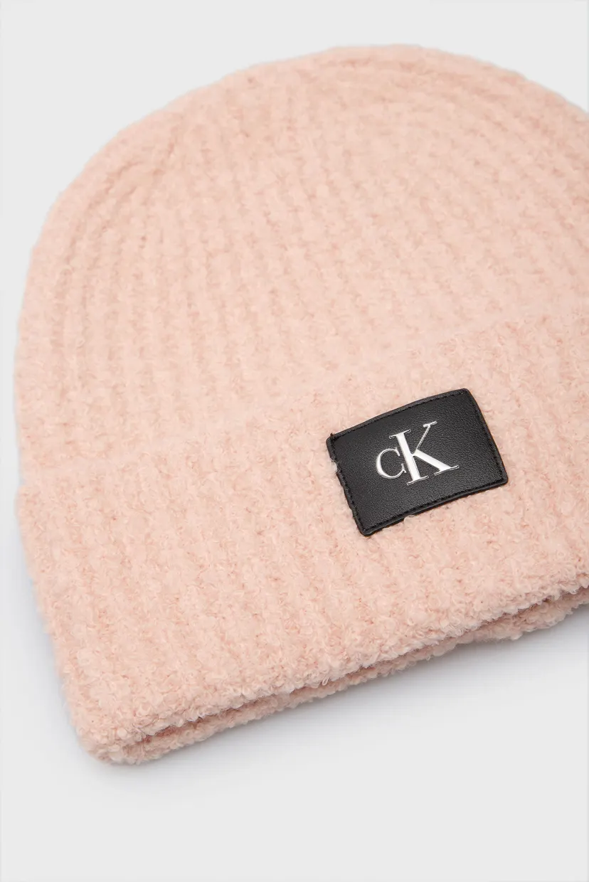 Женская пудровая шапка HARDWARE BEANIE 4