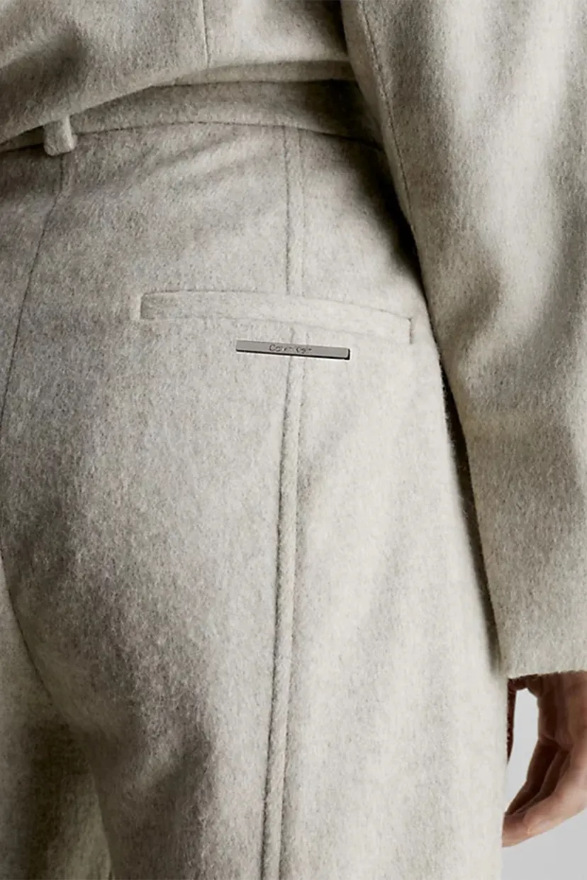 Брюки FLANNEL WOOL SLIM STRAIGHT PANTS 3