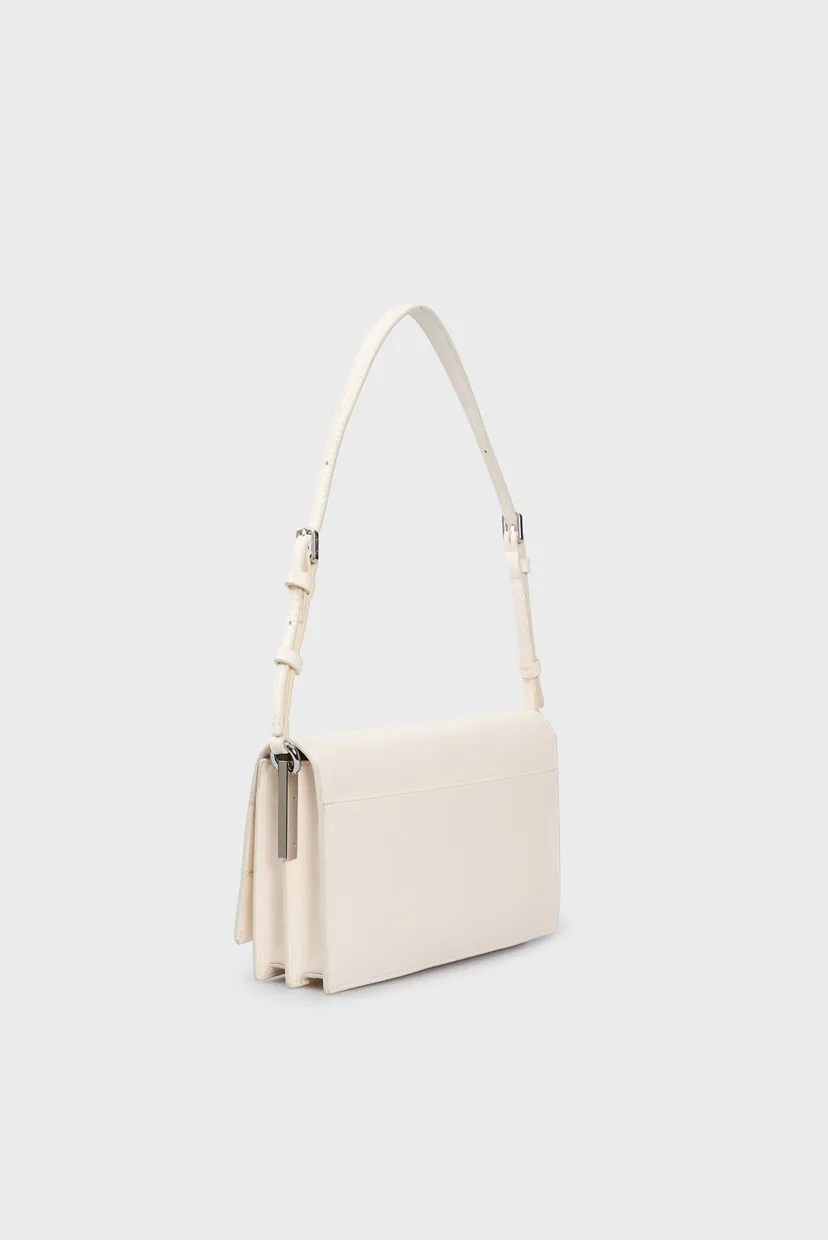 Әйелдерге арналған  ақ сөмке CK ELONGATED SHOULDER BAG 3