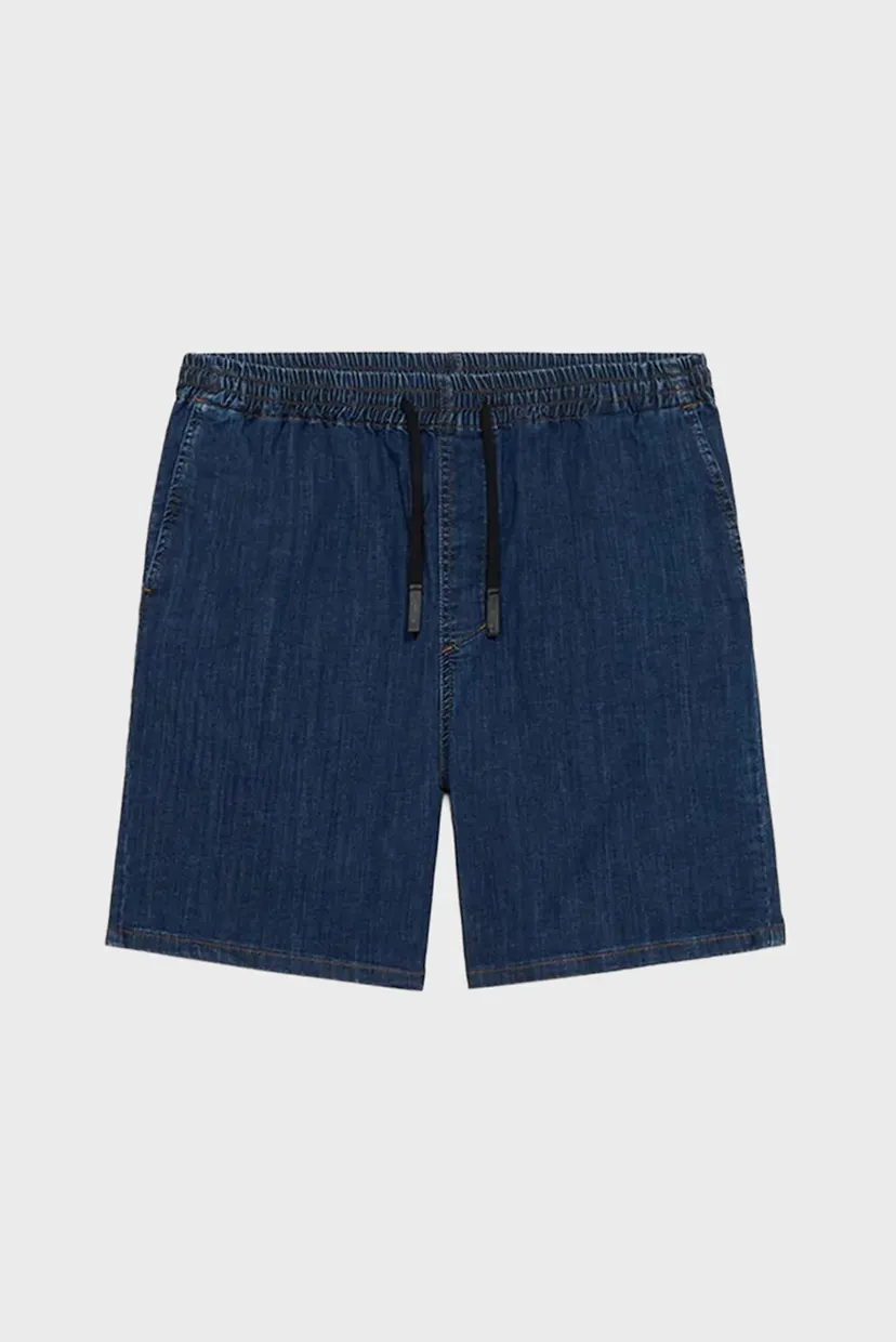 Шорты MJ300D21 RELAXED FIT BERMUDA - BLUE FLAT STONE WASH LIGHT DENIM 5