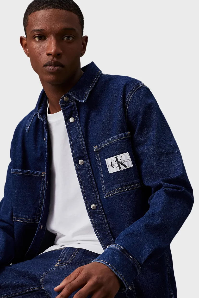 Рубашка SLIM DENIM SHIRT 4
