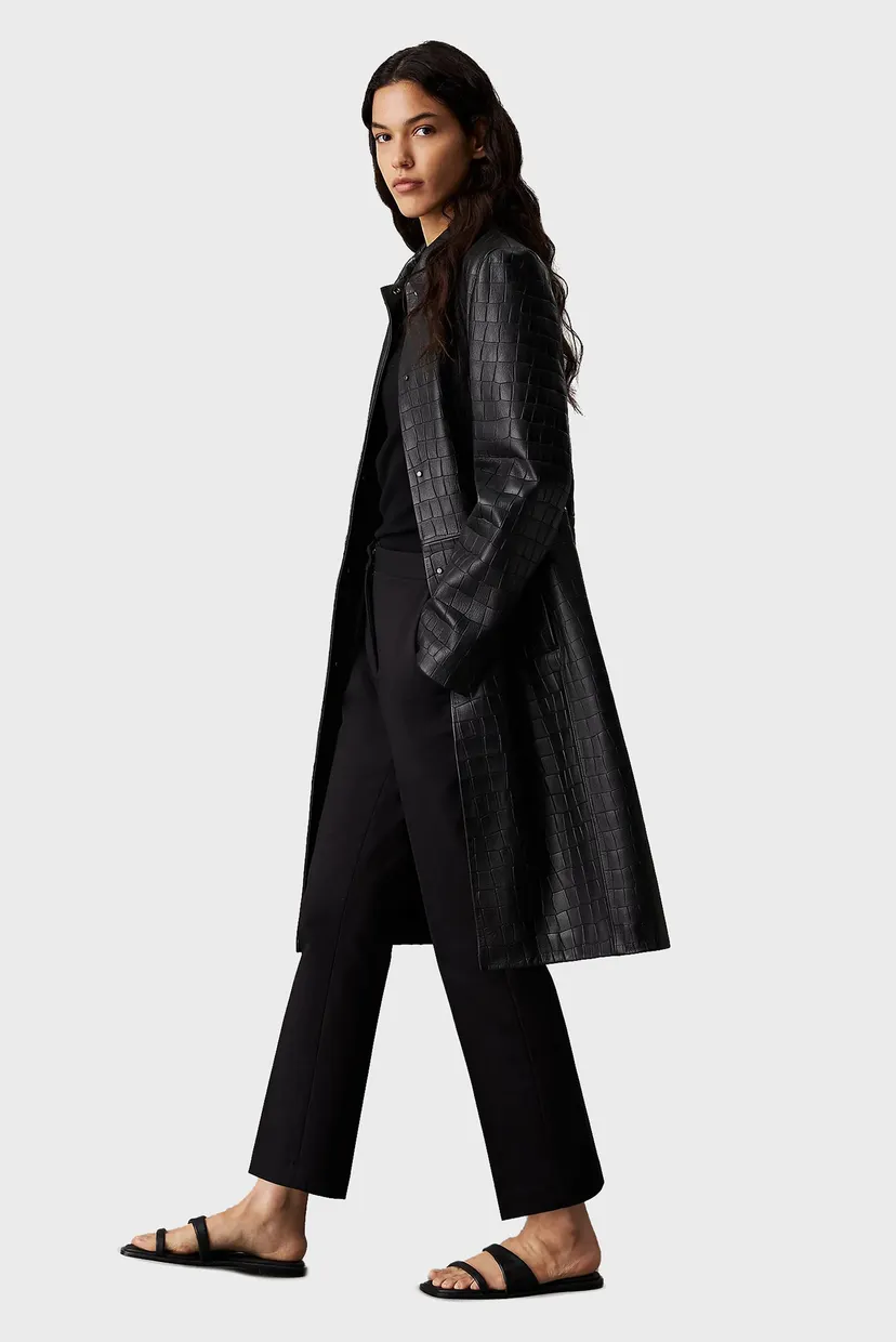 Женские черные брюки COTTON STRETCH SLIM 7