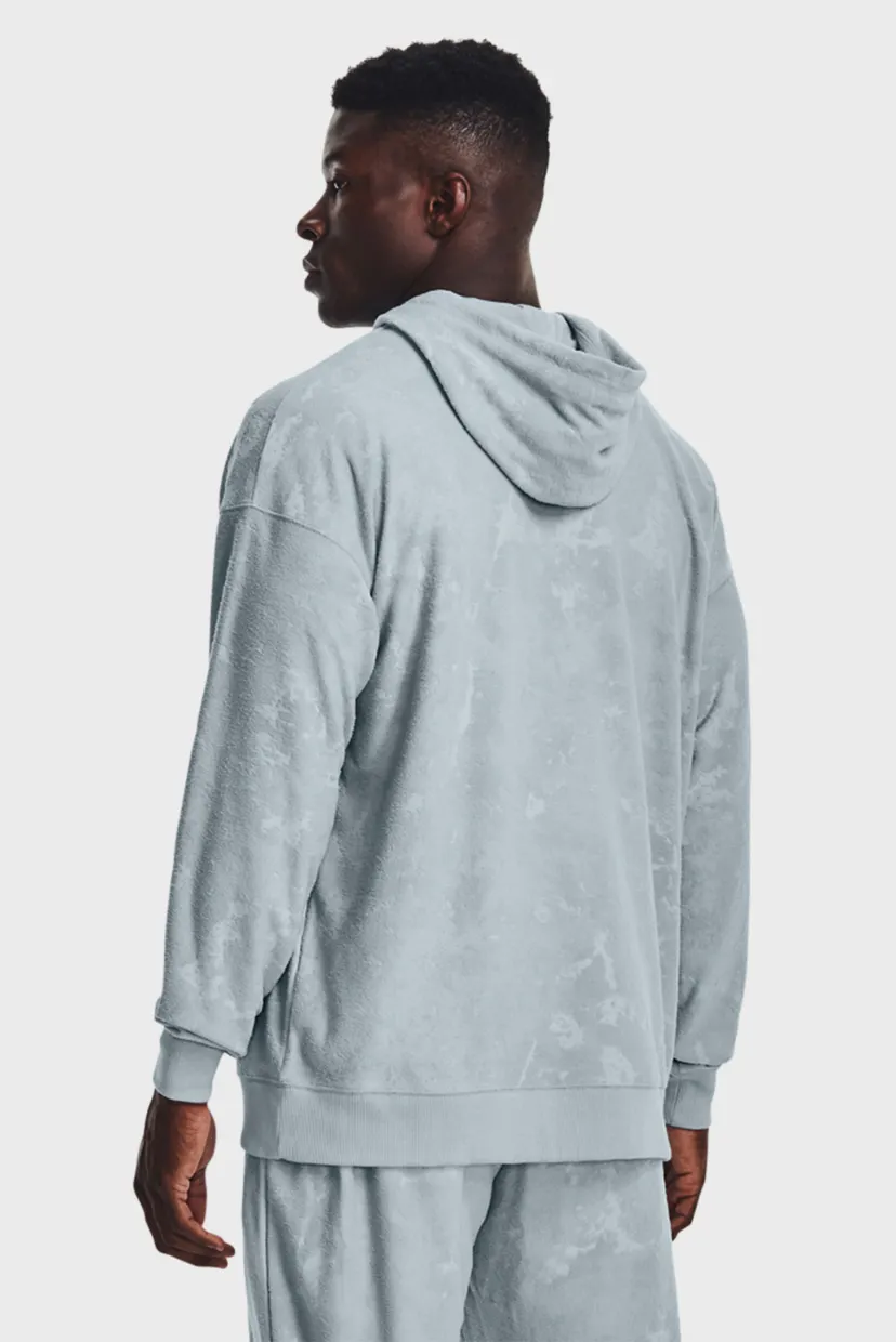Мужское серое худи UA Journey Terry Hoodie 8