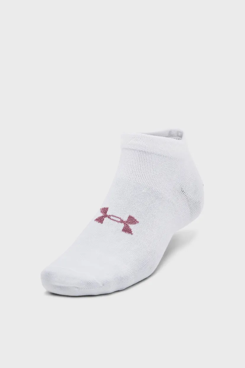 Белые носки (3 пары) UA Essential Low Cut 3