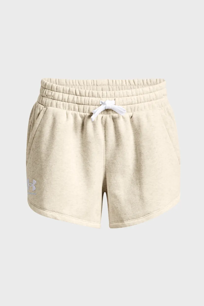 Женские бежевые шорты Rival Fleece Short 9
