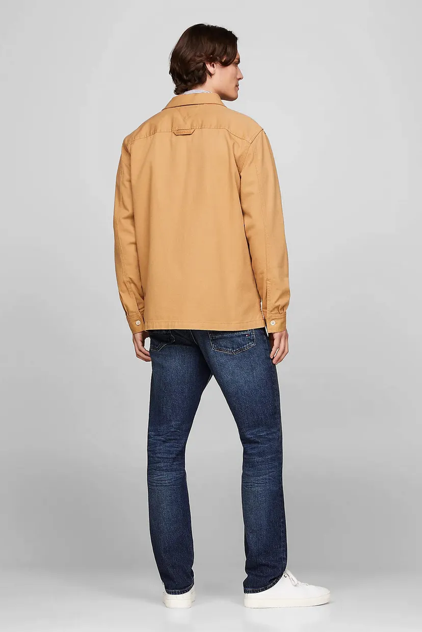 Мужская бежевая рубашка TWILL  JACKET 3