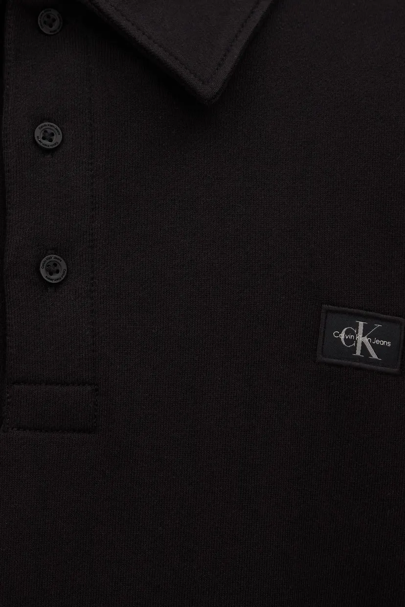 Мужская черная спортивная кофта WOVEN LABEL RELAXED RUGBY 3