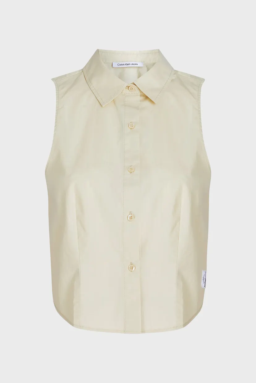 Рубашка с коротким рукавом WOVEN LABEL SLEEVELESS SHIRT 5
