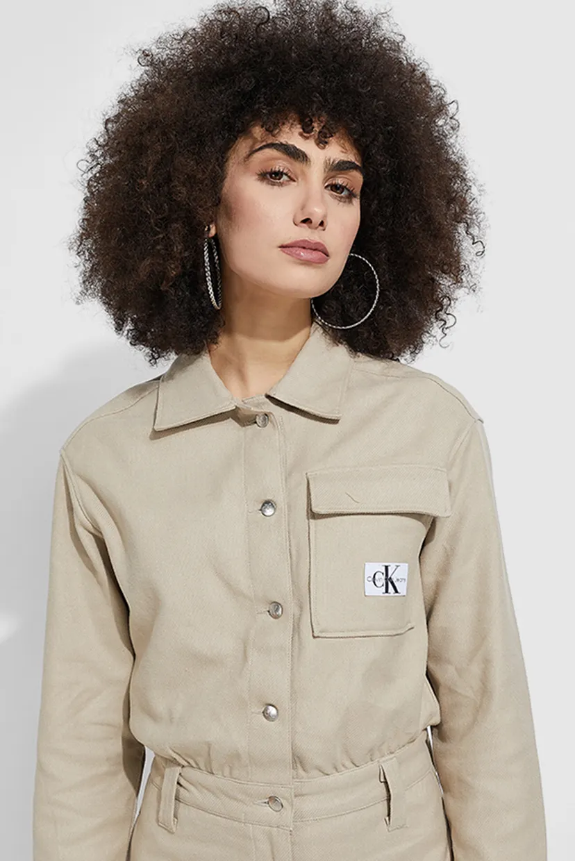 Платье COTTON FLANNEL SHIRT DRESS 4
