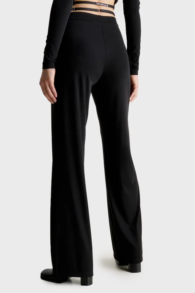 Шалбар WAIST STRAP DETAIL FLARED PANTS 3