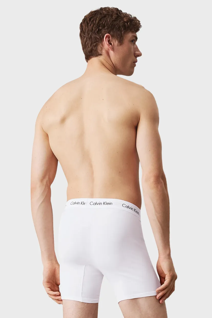 Мужские белые боксеры (3 шт) 3P BOXER BRIEF 7