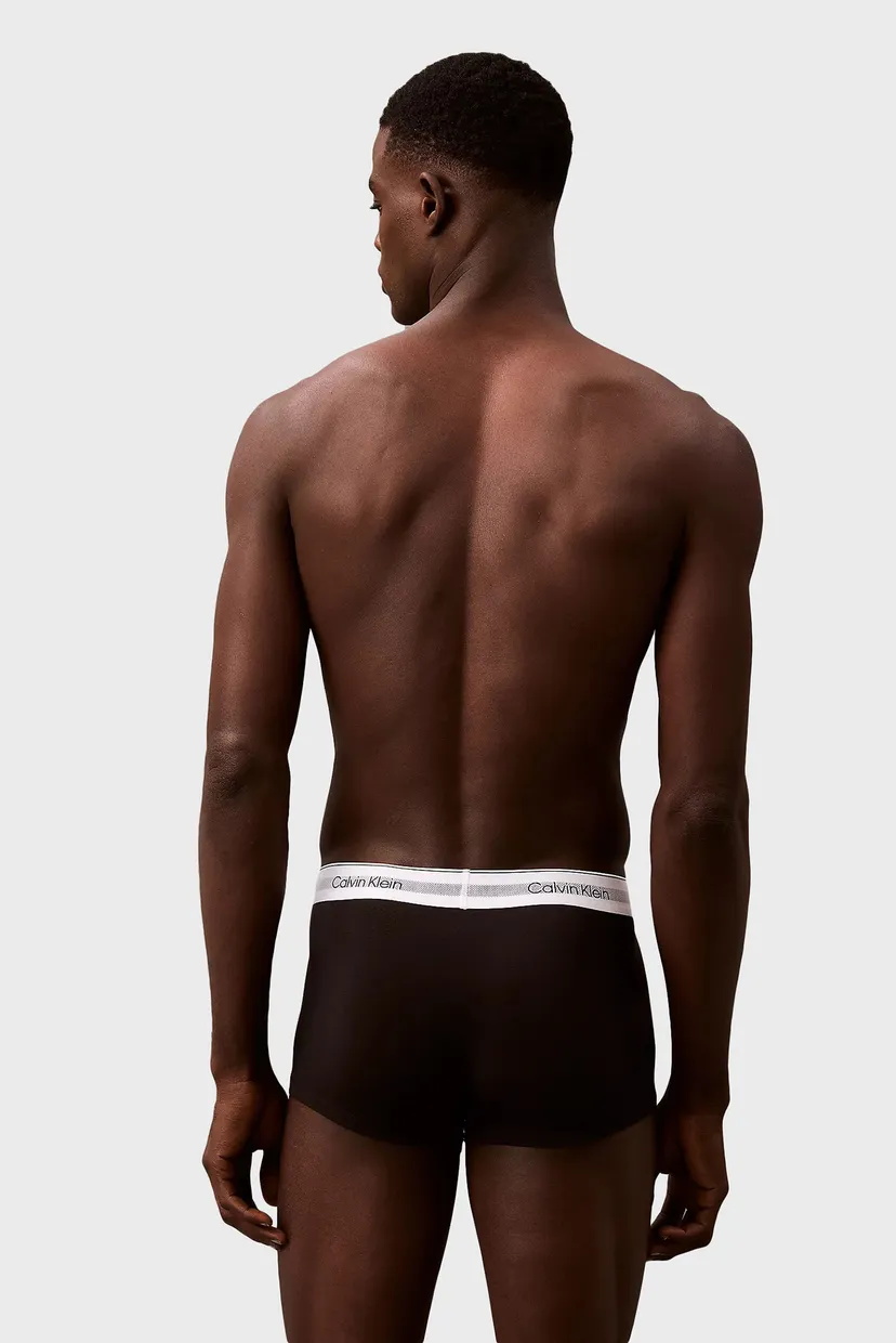 Мужские черные боксеры (3 шт) LOW RISE TRUNK 4