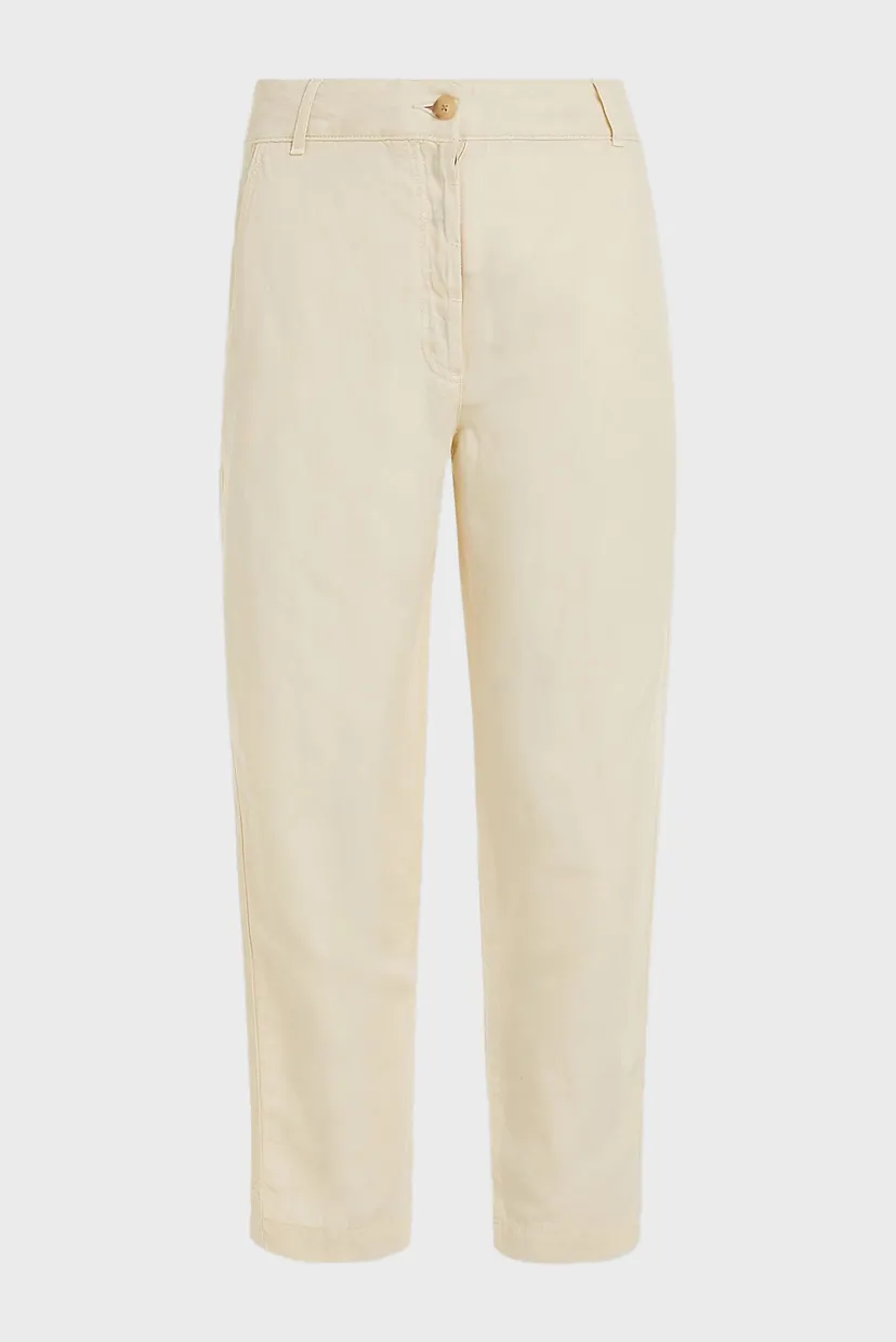 Штаны COTTON LINEN SLIM STRAIGHT PANT 5