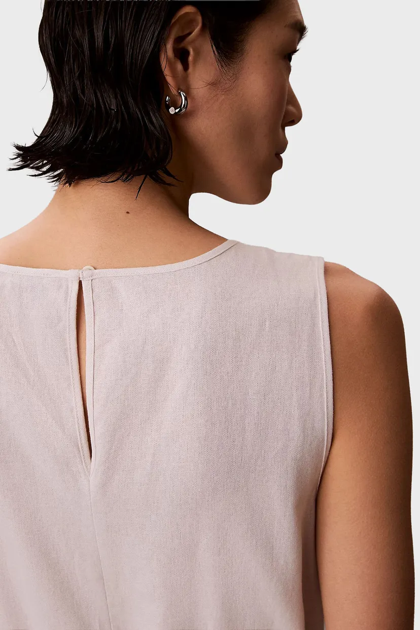 Платье LINEN V NECK SLEEVELESS DRESS 6