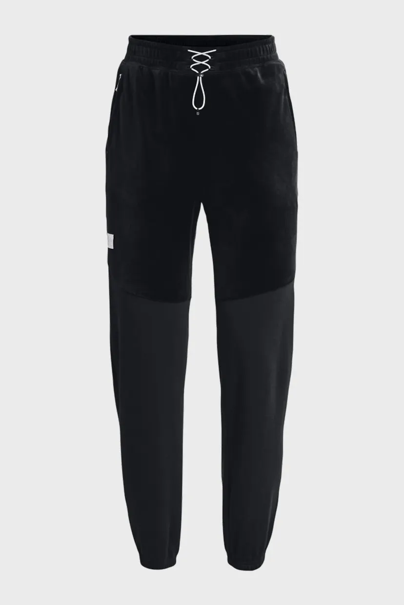 Женские черные спортивные брюки UA Journey Fleece Jogger 11