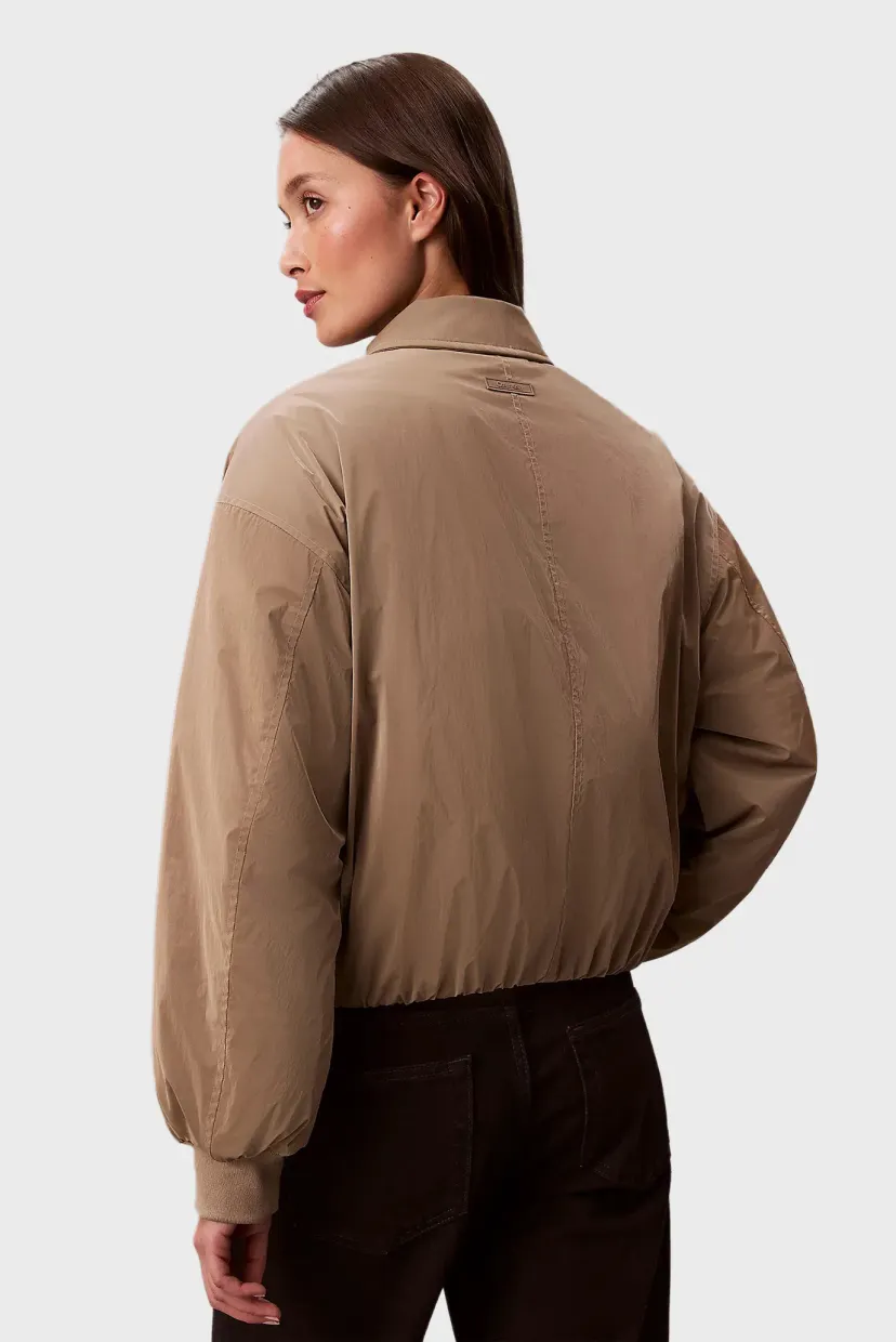 Бомбер коричневый SHINE INSULATED BOMBER JACKET 3