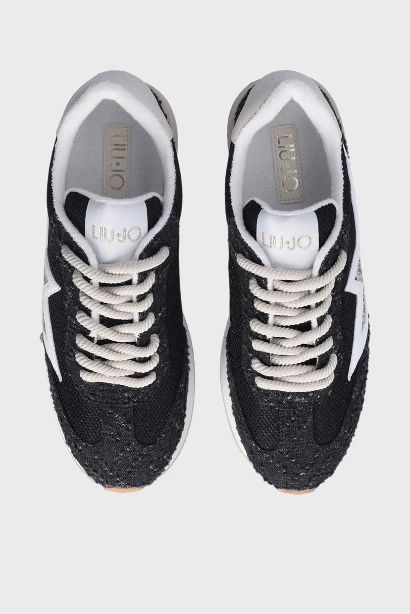 Кроссовки DREAMY 03 - SNEAKER RUINED DENIM SHINY M BLACK LIGHT GOLD 5