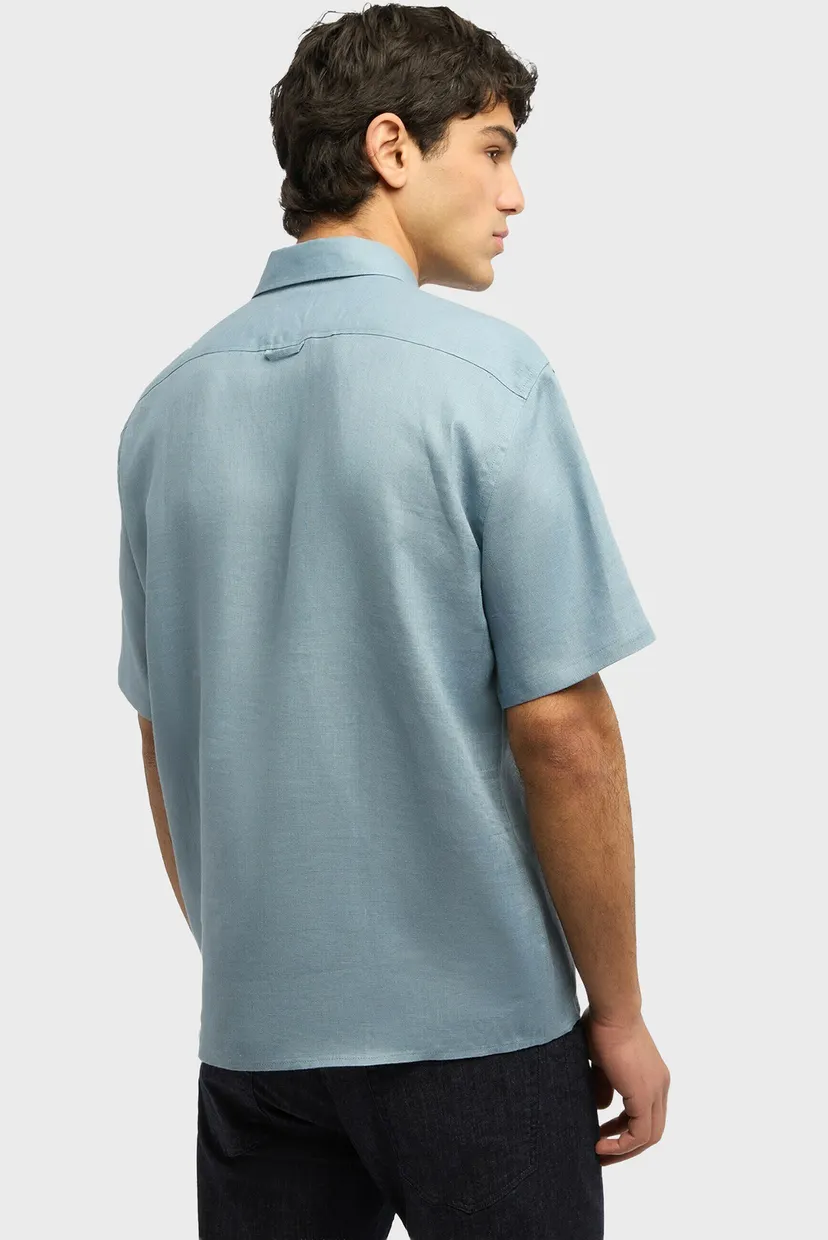 Рубашка с коротким рукавом MS109T19 SHORT SLEEVES SHIRT - LINEN 3