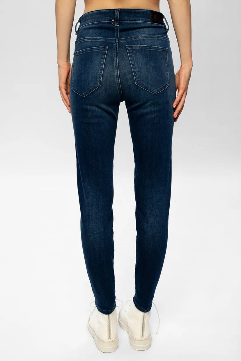 Джинсы/D-SLANDY-HIGH  L.32 TROUSERS 4