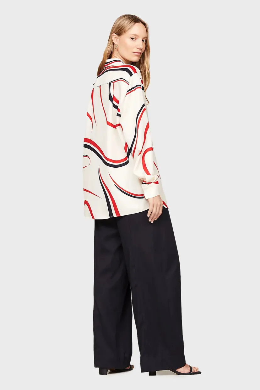 Рубашка RIBBON FLUID RELAXED LS SHIRT 3