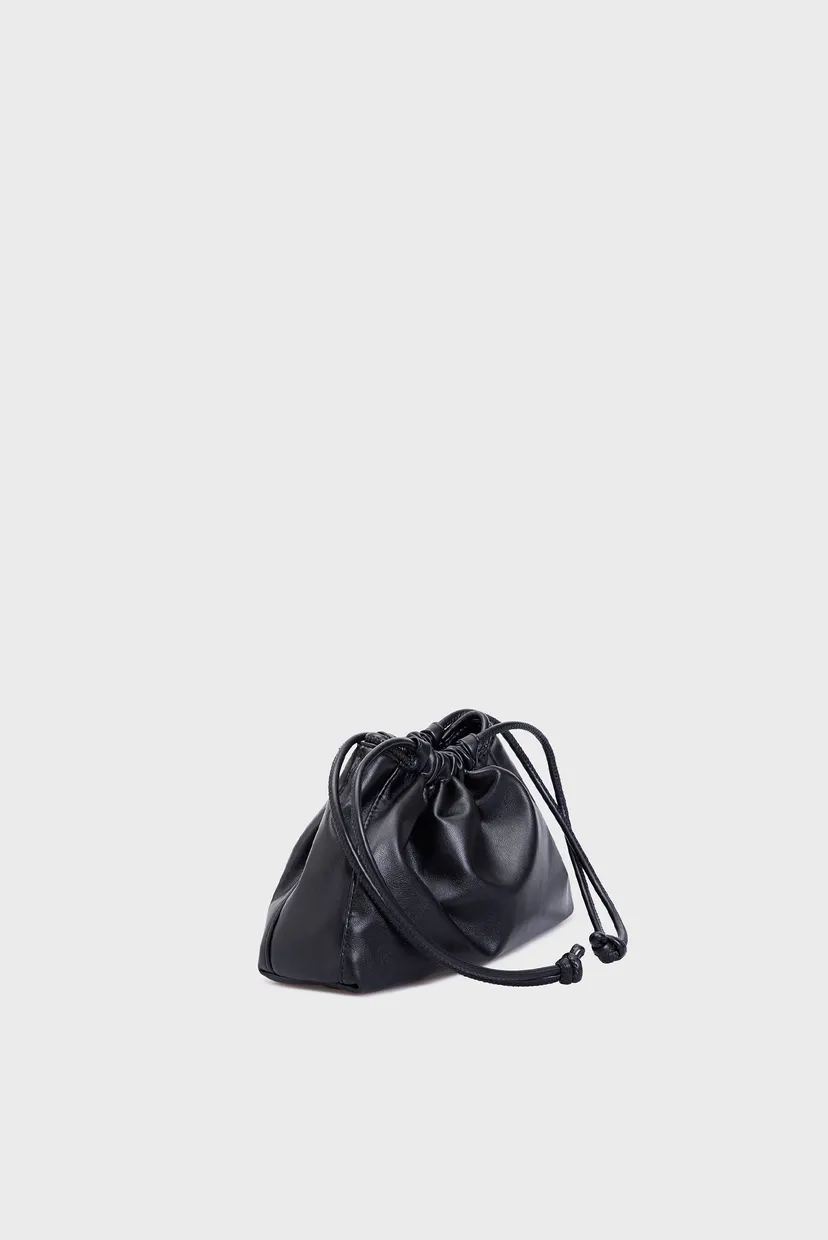 Женская черная сумка GATHERED EW CROSSBODY PU 3