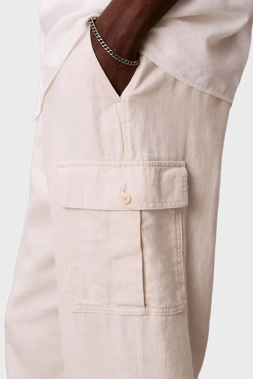 Штаны RELAXED STRAIGHT LINEN CARGO PAN 5