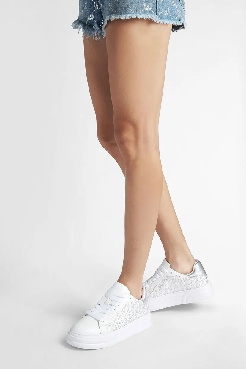Кеды CLEO 12 - SNEAKER STRASS NET SPREADING WHITE 6