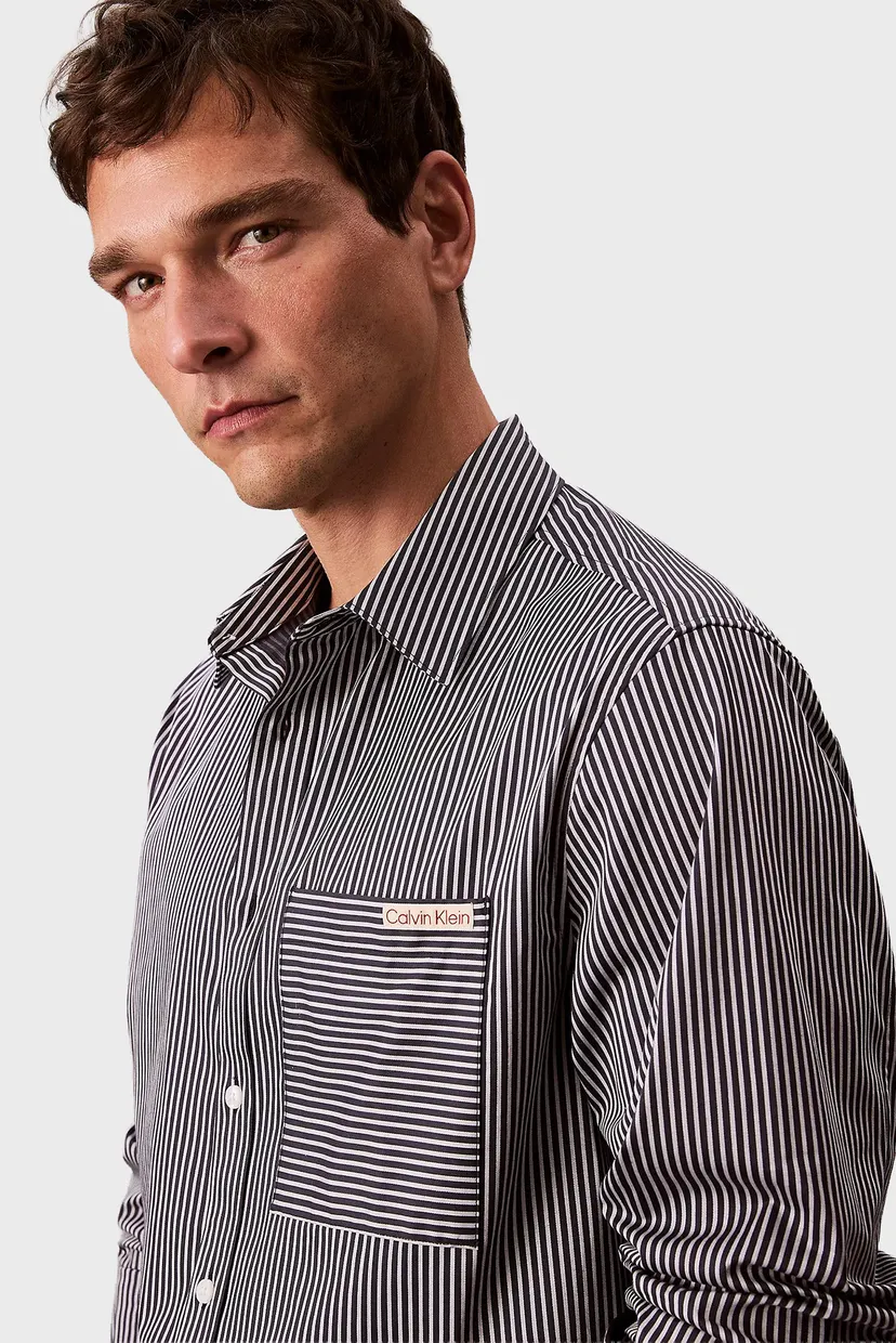Рубашка LS YD COTTON SATIN RELAXED SHIRT 5