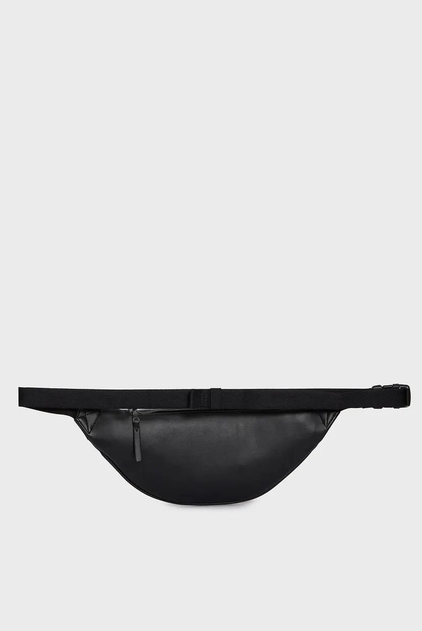 Мужская черная поясная сумка COATED WAISTBAG38 4