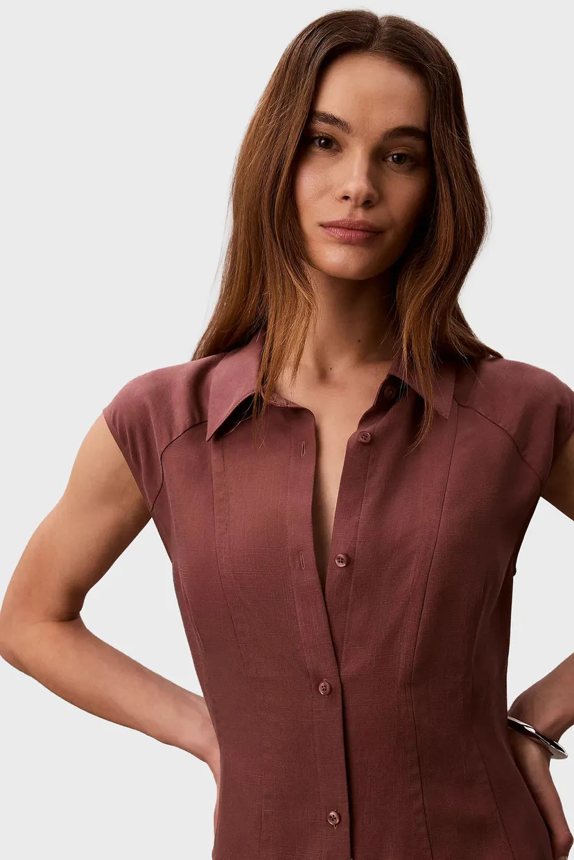 Платье TENCEL LINEN SL MINI SHIRTDRESS 6