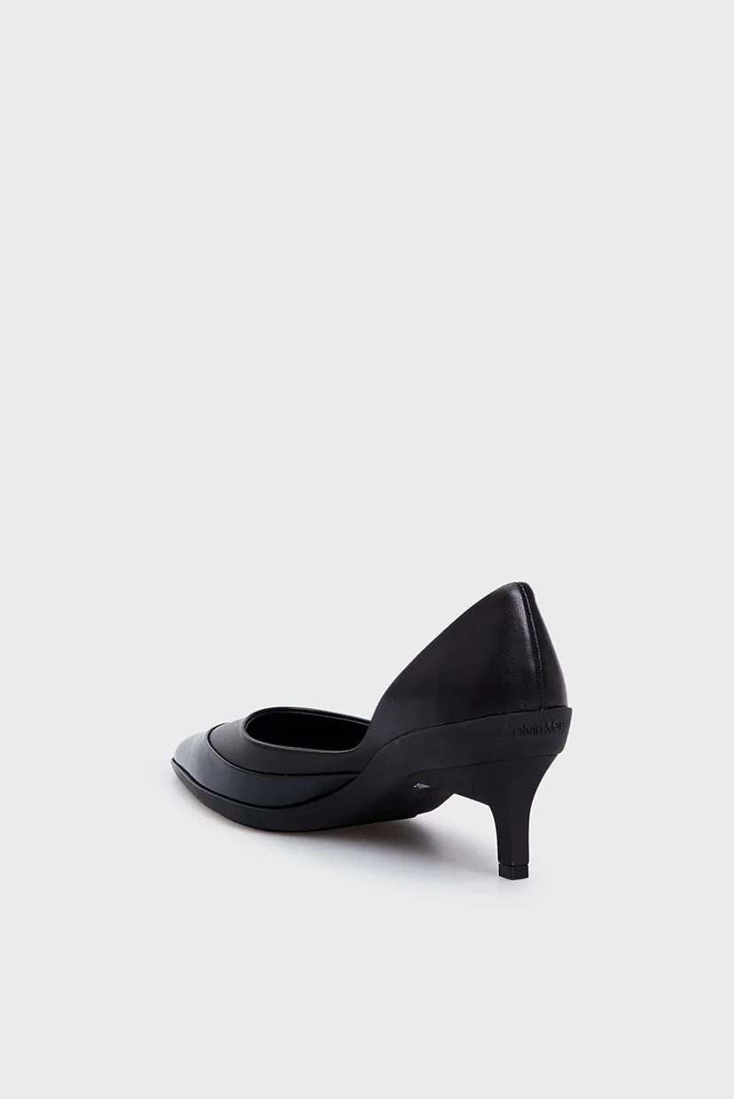 Женские черные кожаные туфли D'ORSAY PUMP 45 MIX M 4