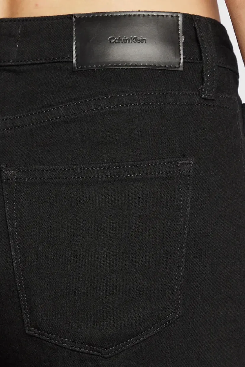 Женские черные джинсы MID RISE SLIM 5