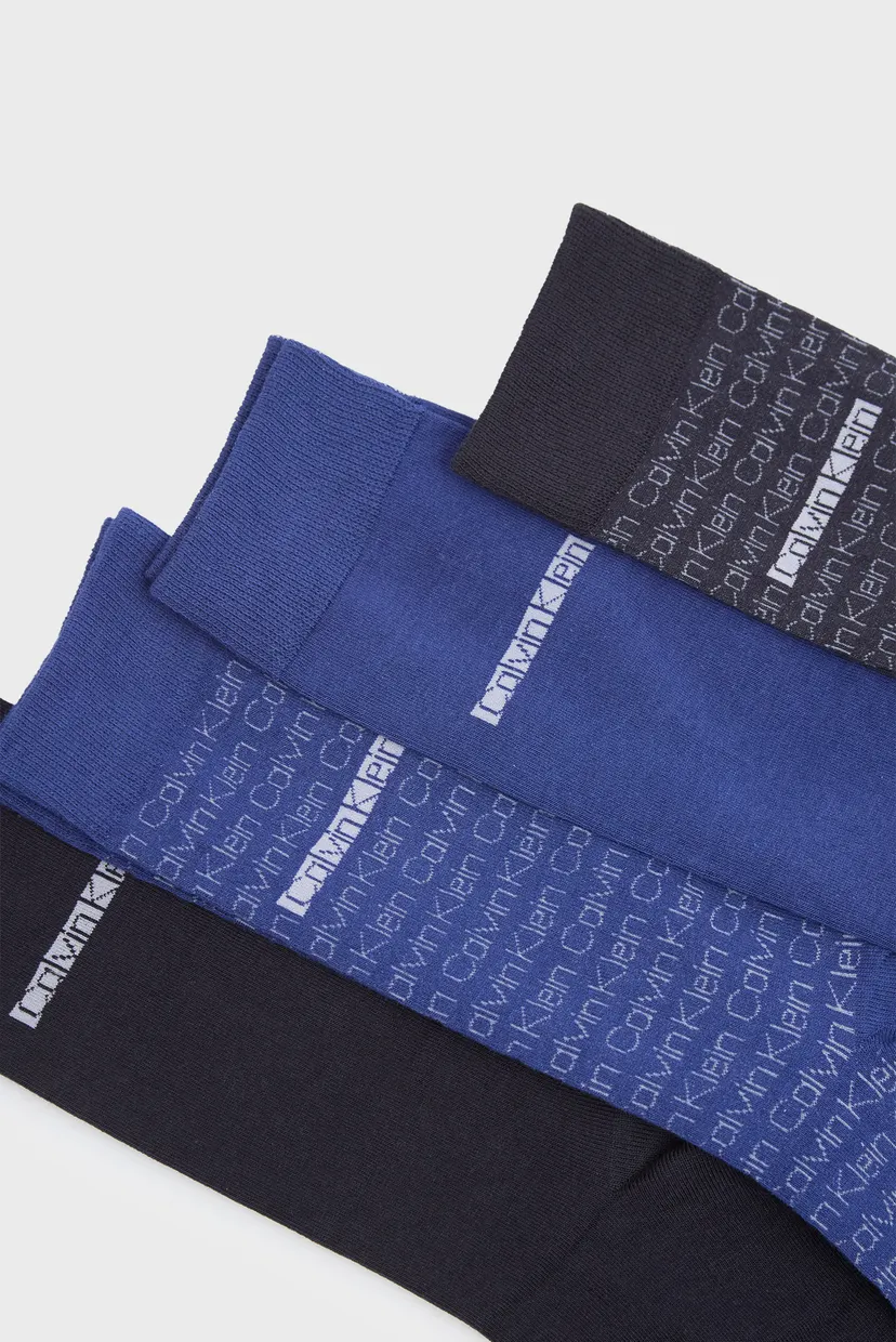 Набор носков CK MEN SOCK 4P GIFTBOX AOP 3