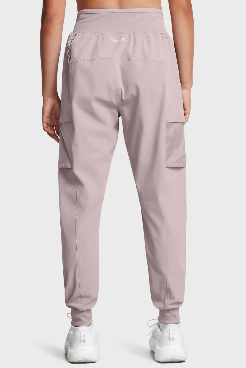 Женские серые спортивные брюки UA Trail Run Pants 3