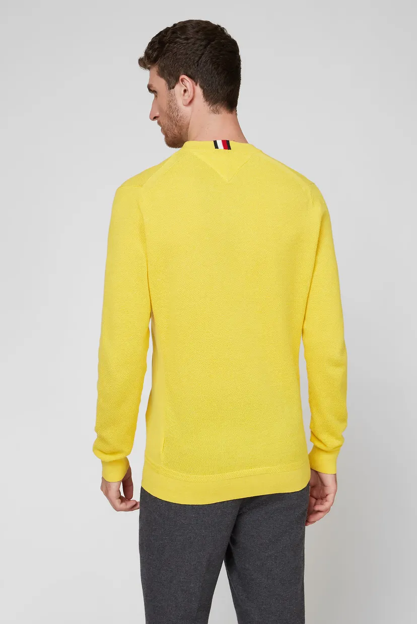Мужской желтый джемпер MOULINE RICECORN SWEATER 5
