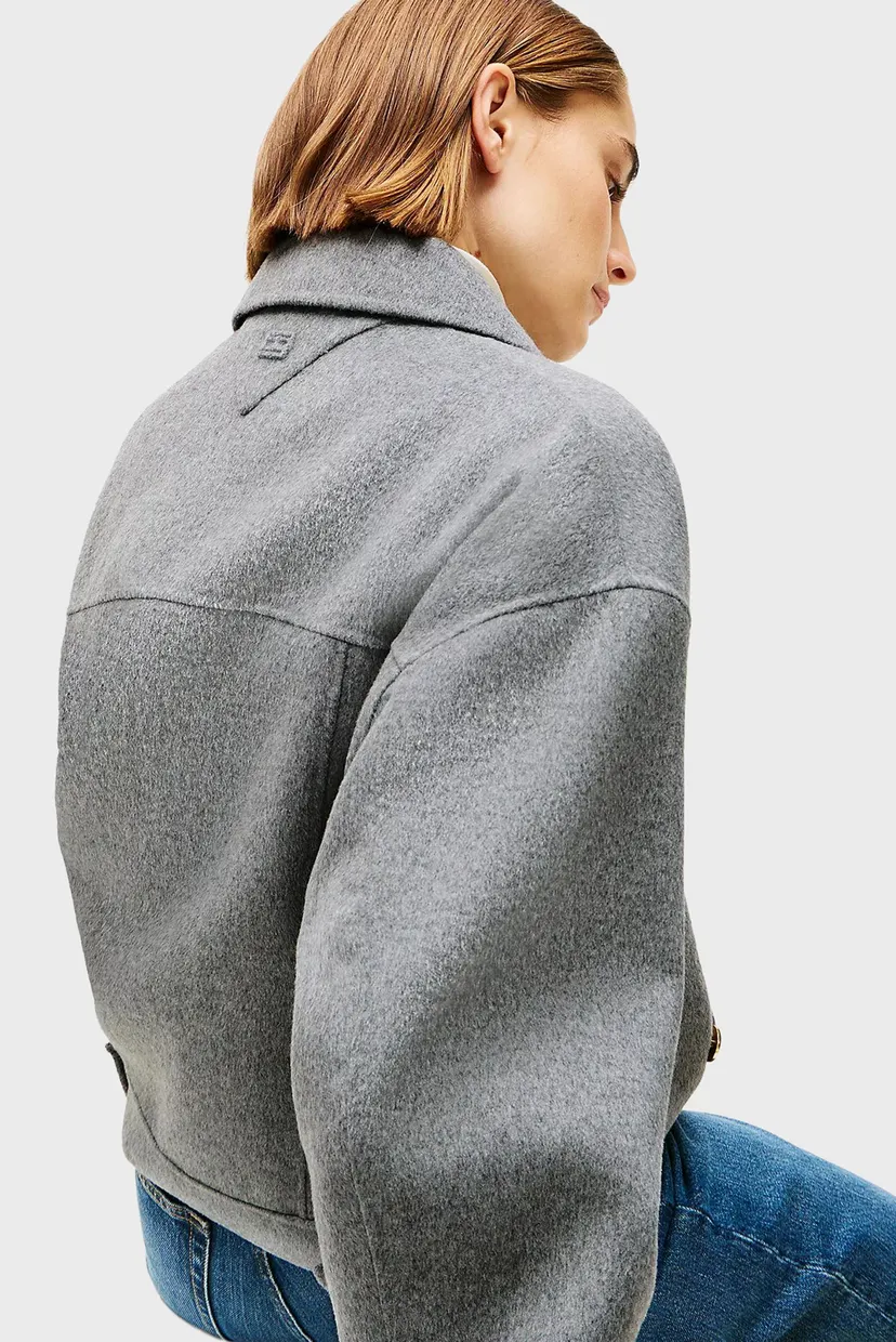 Пальто короткое DF WOOL GOLD BUTTON PEACOAT 5