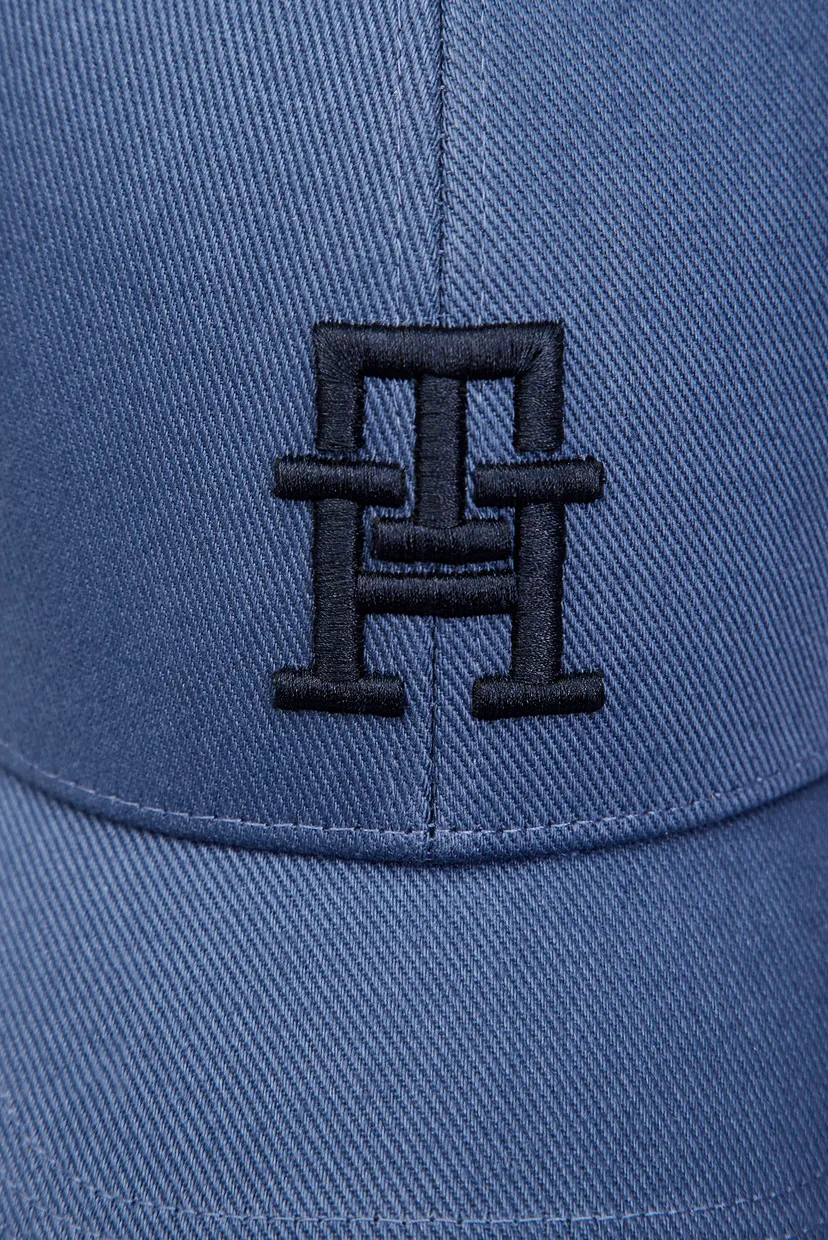 Мужская синяя кепка TH IMD COTTON 6 PANEL CAP 4