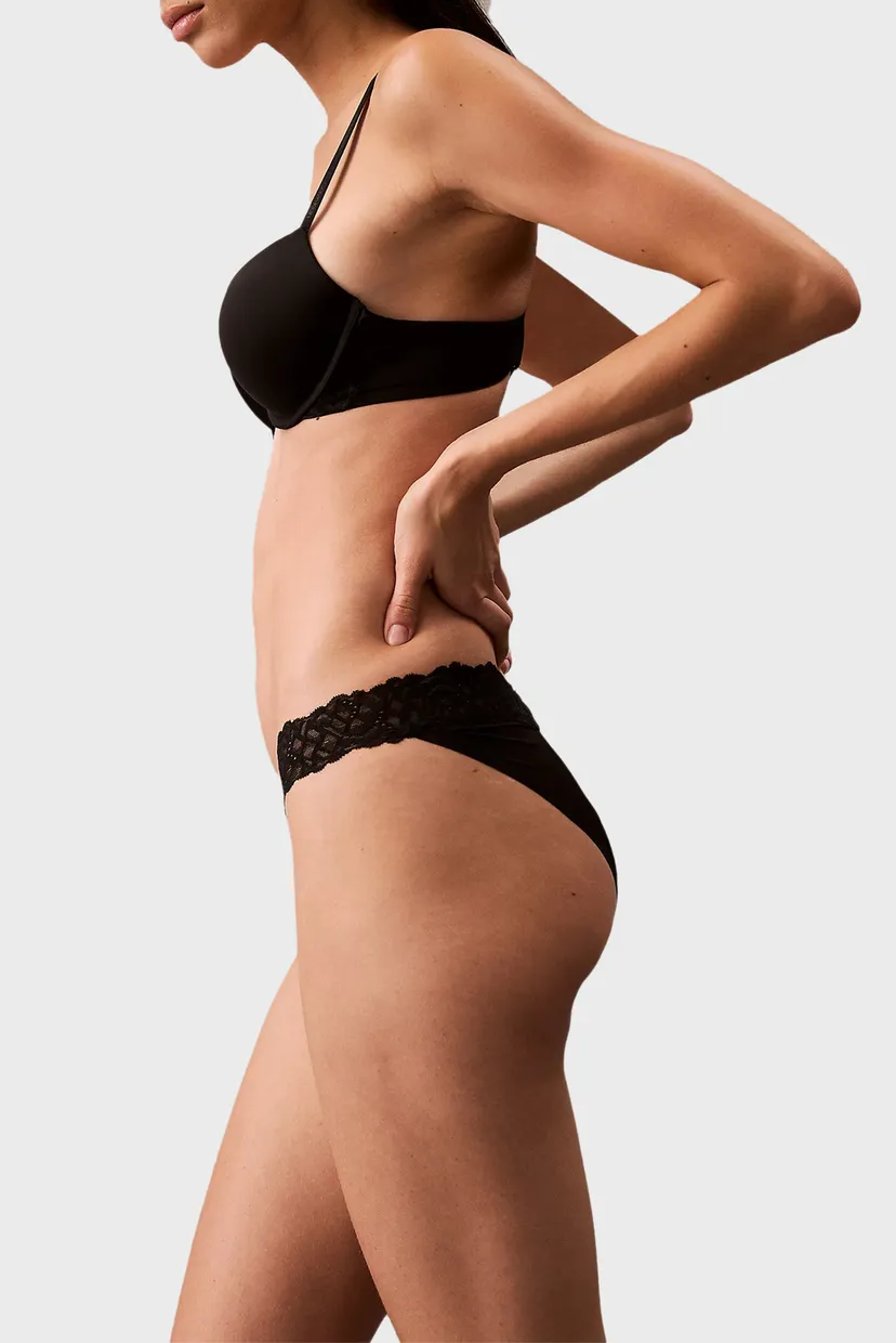Женские черные трусики DIPPED BIKINI 5