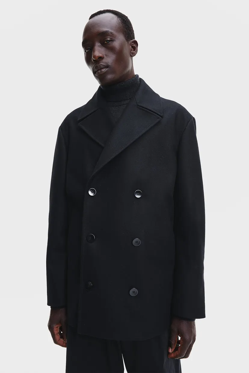 Пальто BONDED WOOL PEACOAT 6