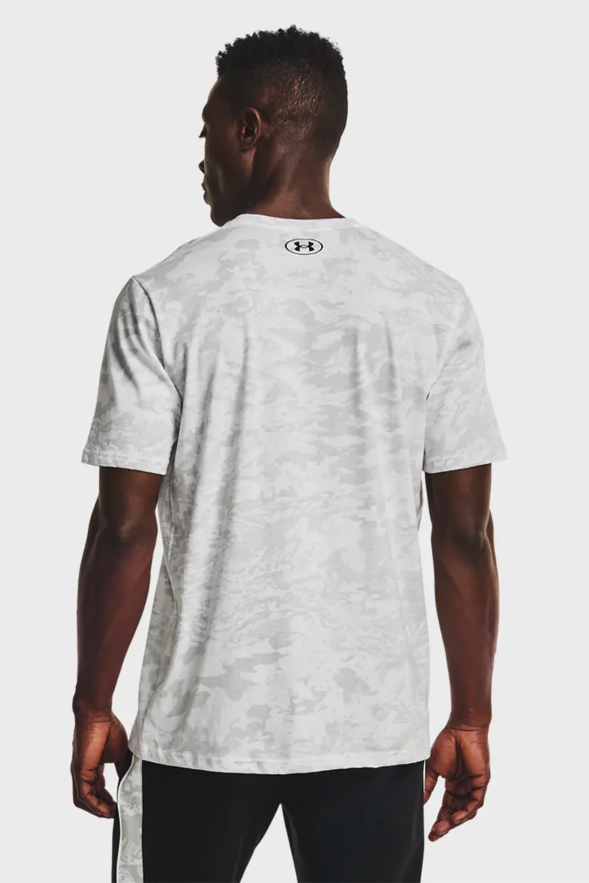 Мужская белая футболка UA ABC CAMO SS 8