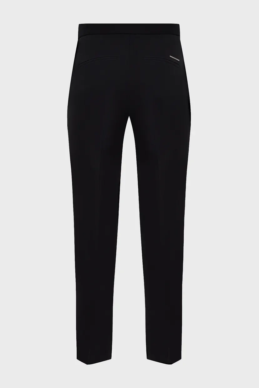 Женские черные брюки COTTON STRETCH SLIM 12